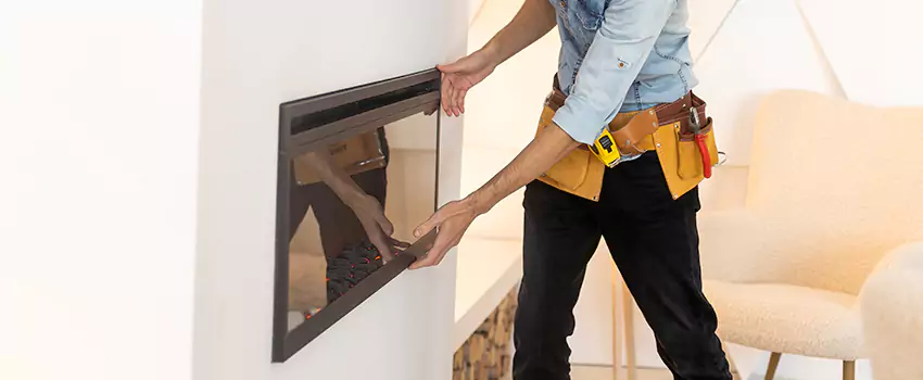 Metal Fireplace Installation in Brookfield, Illinois