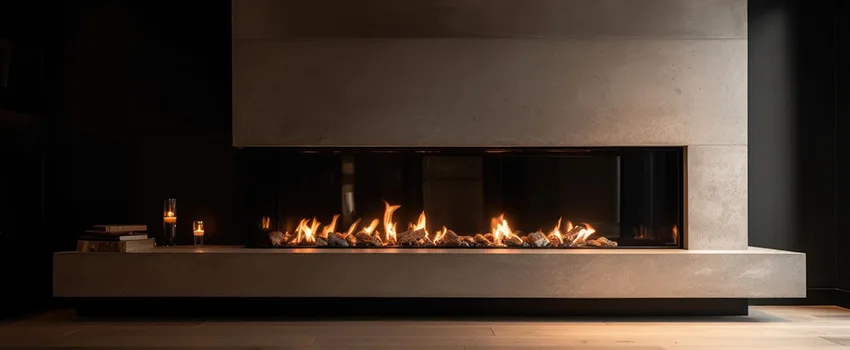 Gas Fireplace Ember Bed Design Services in Brookfield, Illinois