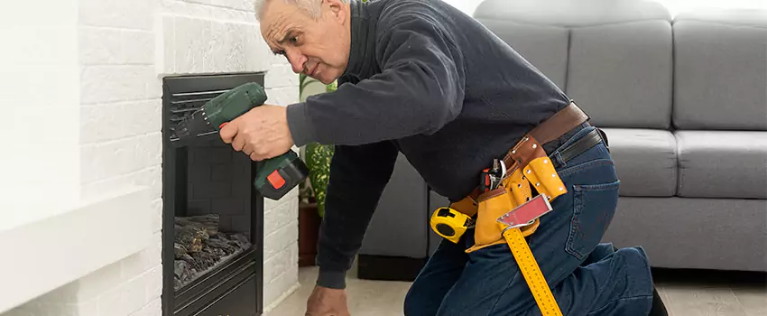New Indoor Fireplace Installation in Brookfield, Illinois