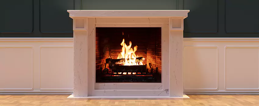 Open Flame Wood-Burning Fireplace Installation Services in Brookfield, Illinois