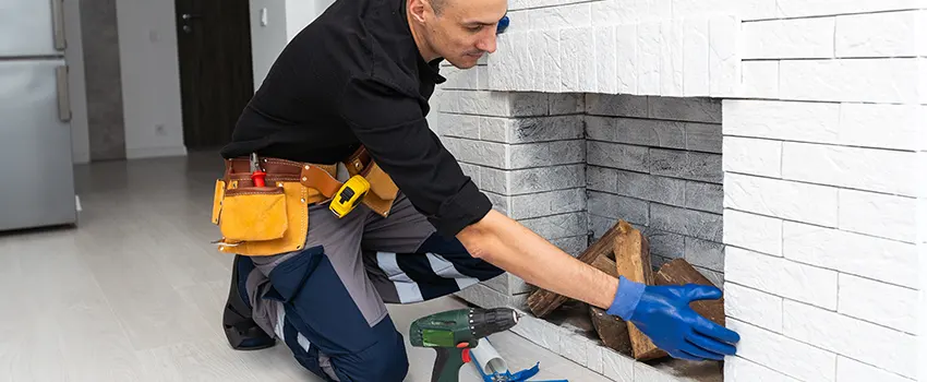 Fireplace Damaged Damper Frame Repair Services in Brookfield, Illinois