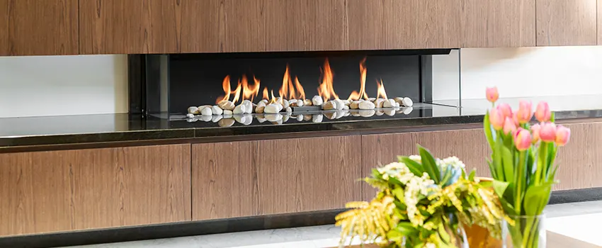 Double-height Fireplace Design Refurbishment in Brookfield, Illinois