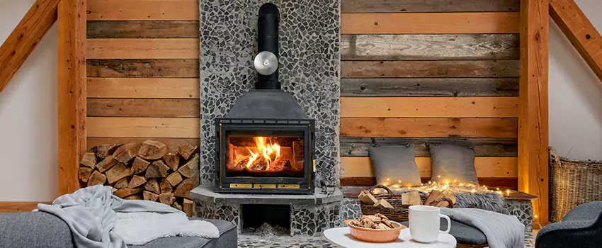 Thelin Hearth Products Direct Vent Gas Stove Fireplace Inspection in Brookfield, Illinois