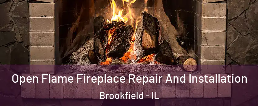  Open Flame Fireplace Repair And Installation Brookfield - IL